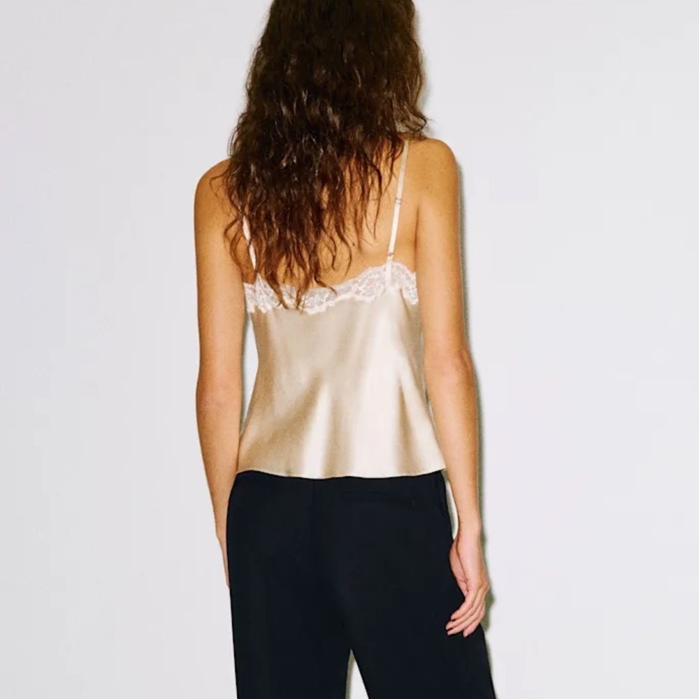 NWT Reformation Teddy Silk Top - Picture 5 of 5